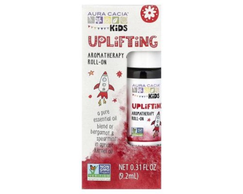 Aura Cacia, Kids, Aromatherapy Roll-On, Uplifting, 0.31 fl oz (9.2 ml) Aura Cacia, Kids, Aromatherapy Roll-On, Uplifting, 0.31 fl oz (9.2 ml)