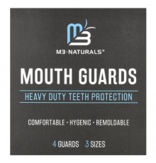 M3 Naturals, Mouth Guards, 3 Sizes, 4 Guards