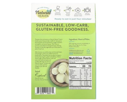 Natural Heaven, Hearts of Palm, Spaghetti, 9 oz (255 g)