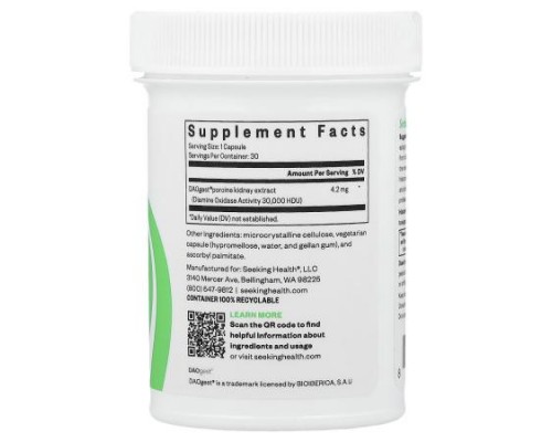 Seeking Health, Histamine Digest™, 30 Capsules (4.2 mg Per Capsule)