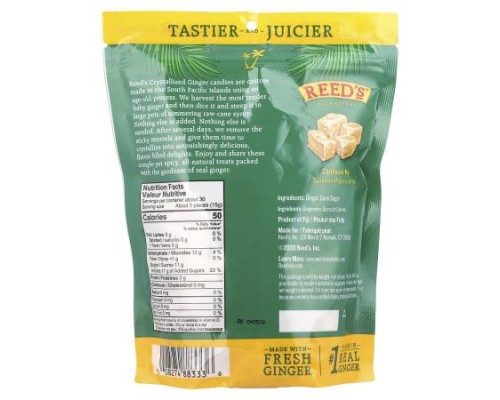 Reed's, Craft Ginger Candy, Crystallized Ginger, 16 oz (454 g)