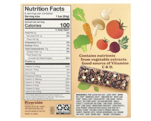 MadeGood, Granola Bars, Cookies & Crème, 6 Bars, 0.85 oz (24 g) Each MadeGood, Granola Bars, Cookies & Crème, 6 Bars, 0.85 oz (24 g) Each