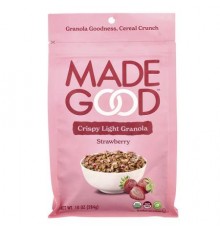 MadeGood, Crispy Light Granola, Strawberry, 10 oz (284 g)