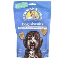 Newman's Own Organics, Dog Biscuits, All Size Dogs, Turkey and Sweet Potato, 10 oz (284 g)