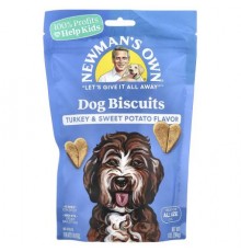Newman's Own Organics, Dog Biscuits, All Size Dogs, Turkey and Sweet Potato, 10 oz (284 g)