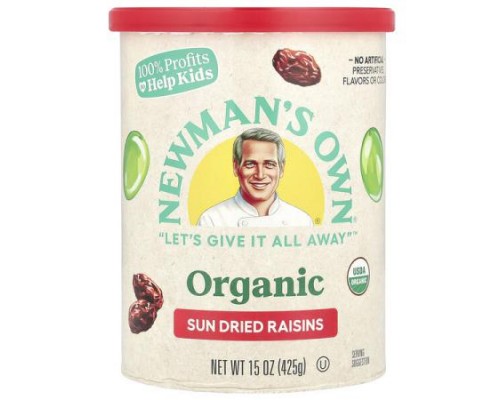 Newman's Own Organics, Sun Dried Raisins, 15 oz (425 g)