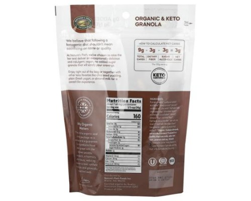 Nature's Path, Ketola Crunch™, Dark Chocolate Chip & Nut Granola, 8 oz (227 g)