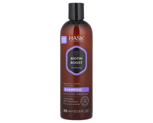 Hask Beauty, Biotin Boost, Thickening Shampoo, 12 fl oz (355 ml)