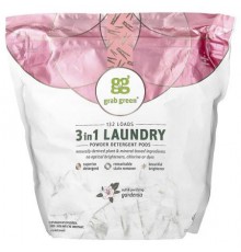 Grab Green, 3 in 1 Laundry Powder Detergent Pods, Gardenia, 132 Loads, 4 lb 10.4 oz (2,112 g)