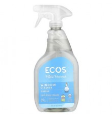 Earth Friendly Products, Ecos®, Plant Powered, Window Cleaner, Vinegar, 22 fl oz (650 ml)