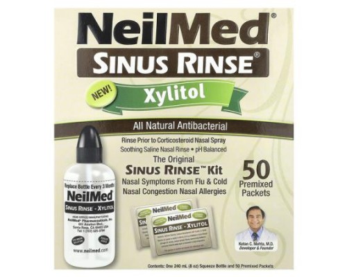 NeilMed, Sinus Rinse®, Xylitol, Sinus Rinse™ Kit, 2 Piece Kit
