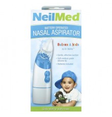 NeilMed, Battery Operated Nasal Aspirator, Babies & Kids, 3 Piece Set