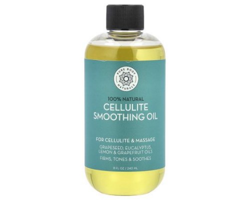 Pure Body Naturals, Cellulite Smoothing Oil, 8 fl oz (240 ml)