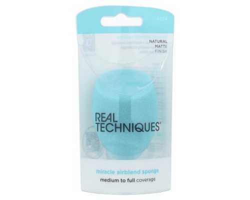 Real Techniques, Miracle Airblend Sponge, 1 Sponge Real Techniques, Miracle Airblend Sponge, 1 Sponge