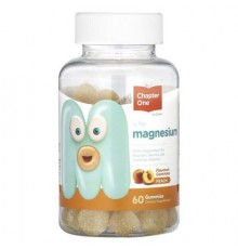 Chapter One, Magnesium Gummies, Peach, 60 Gummies