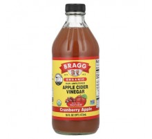 Bragg, Organic Apple Cider Vinegar With The 'Mother', Cranberry Apple, 16 fl oz (473 ml)