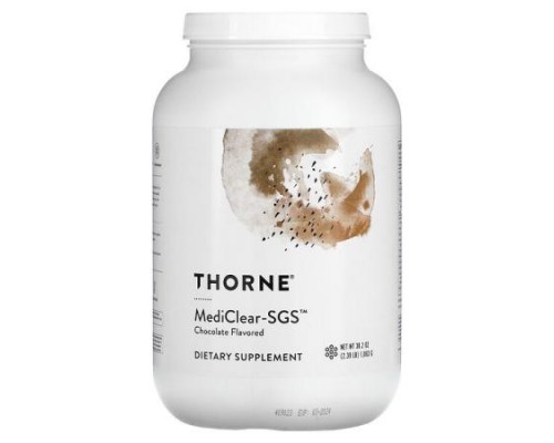 Thorne, MediClear-SGS, Chocolate, 38.2 oz (1,082 g)