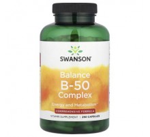 Swanson, Balance B-50 Complex, 250 Capsules
