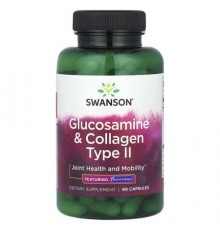 Swanson, Glucosamine & Collagen Type II, 90 Capsules