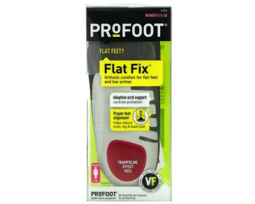 Profoot, Flat Fix, Adaptive Arch Support, Women's 6-10, 1 Pair Profoot, Flat Fix, Adaptive Arch Support, Women's 6-10, 1 Pair