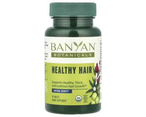 Banyan Botanicals, Healthy Hair™, 90 Tablets Banyan Botanicals, Healthy Hair™, 90 Tablets