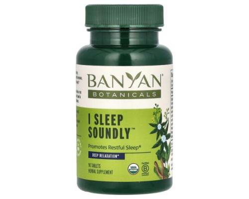Banyan Botanicals, I Sleep Soundly, 90 Tablets Banyan Botanicals, I Sleep Soundly, 90 Tablets