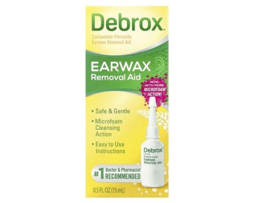 Debrox, Drops, Earwax Removal Aid, 0.5 fl oz (15 ml) Debrox, Drops, Earwax Removal Aid, 0.5 fl oz (15 ml)