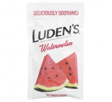 Luden's, Pectin Lozenge/Oral Demulcent, Watermelon, 25 Throat Drops