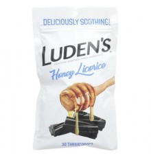 Luden's, Menthol Lozenge / Oral Anesthetic, Honey Licorice, 30 Throat Drops (Discontinued Item)