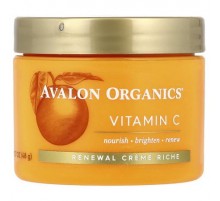 Avalon Organics, Vitamin C, Renewal Creme Riche, 1.7 oz (48 g)