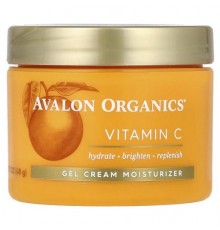 Avalon Organics, Vitamin C, Gel Cream Moisturizer, 1.7 oz (48 g)