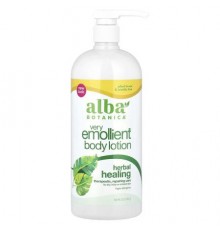 Alba Botanica, Very Emollient Body Lotion, Herbal Healing, 32 oz (907 g) (Discontinued Item)
