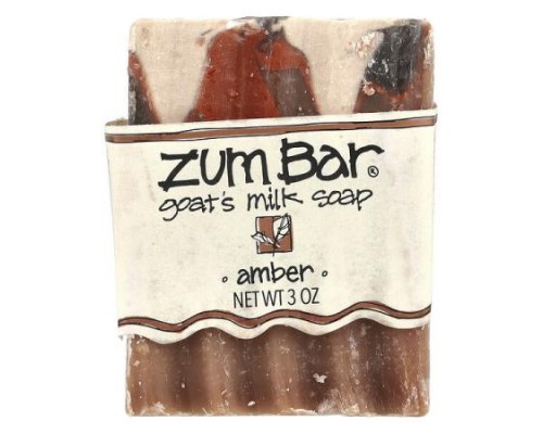 ZUM, Zum Bar®, Goat's Milk Soap, Amber, 3 oz