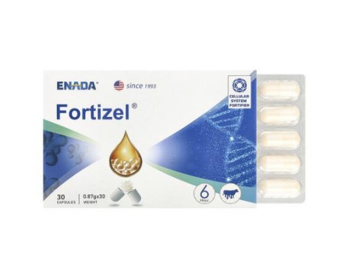 ENADA, Fortizel®, Cellular System Fortifier, 620 mg, 30 Capsules ENADA, Fortizel®, Cellular System Fortifier, 620 mg, 30 Capsules