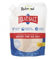 Redmond Trading Company, Real Salt®, Ancient Fine Sea Salt, 26 oz (737 g)
