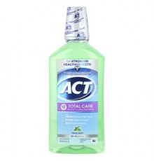 Act, Total Care Anticavity Fluoride Mouthwash, Alcohol Free, Fresh Mint, 33.8 fl oz (1 L)