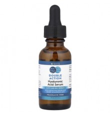 Tree To Tub, Double Action Hyaluronic Acid Serum, Fragrance Free, 1 fl oz (30 ml)