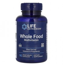 Life Extension, Whole Food Multivitamin, 90 Vegetarian Capsules