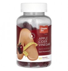 Chapter Six, Apple Cider Vinegar Gummies, Apple, 60 Gummies