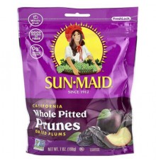 Sun-Maid, California Whole Pitted Prunes, Dried Plums, 7 oz (198 g)