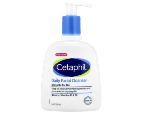 Cetaphil, Daily Facial Cleanser, Normal to Oily Skin, 8 fl oz (237 ml)