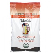 Tylers Coffees, Organic Coffee, Ground, Decaffeinated, 12 oz