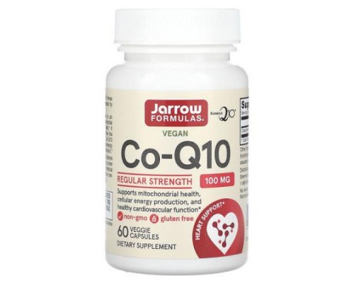 Jarrow Formulas, Co-Q10, 100 mg, 60 Veggie Capsules