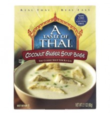 A Taste Of Thai, Coconut Ginger Soup Base, 2.1 oz (60 g)