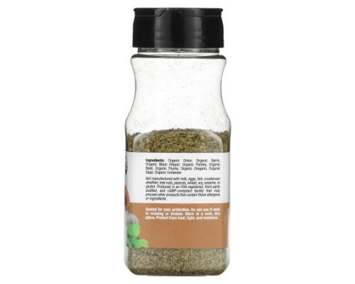 California Gold Nutrition, Foods, Organic All Purpose Seasoning, 3 oz (85 g) California Gold Nutrition, Foods, Organic All Purpose Seasoning, 3 oz (85 g)