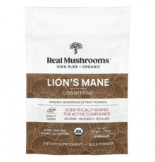 Real Mushrooms, Lion's Mane, Organic Mushroom Extract Powder, 2.12 oz (60 g)