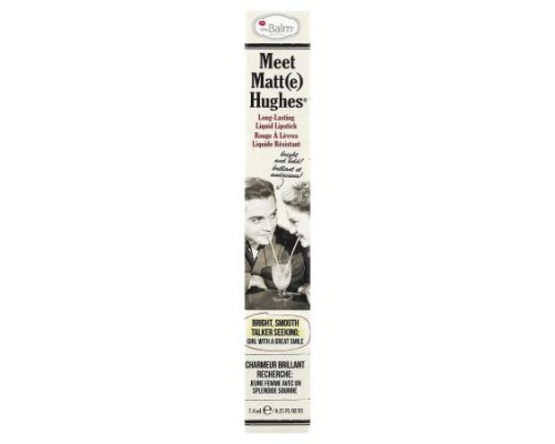theBalm Cosmetics, Meet Matt(e) Hughes®, Long-Lasting Liquid Lipstick, Adoring, 0.25 fl oz (7.4 ml) theBalm Cosmetics, Meet Matt(e) Hughes®, Long-Lasting Liquid Lipstick, Adoring, 0.25 fl oz (7.4 ml)