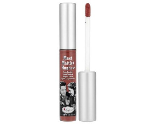 theBalm Cosmetics, Meet Matt(e) Hughes®, Long-Lasting Liquid Lipstick, Sincere, 0.25 fl oz (7.4 ml) theBalm Cosmetics, Meet Matt(e) Hughes®, Long-Lasting Liquid Lipstick, Sincere, 0.25 fl oz (7.4 ml)