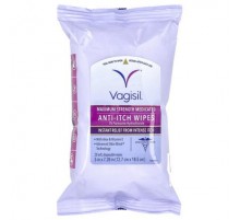 Vagisil, Medicated Anti-Itch Wipes, Maximum Strength, 20 Disposable Wipes