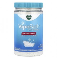Vicks, VapoBath™, Bath Crystals, Soothing Vapors, 15 oz (425 g)